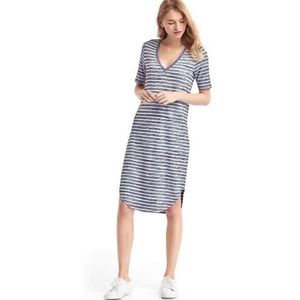 Gap Marled Knit Striped Midi Dress